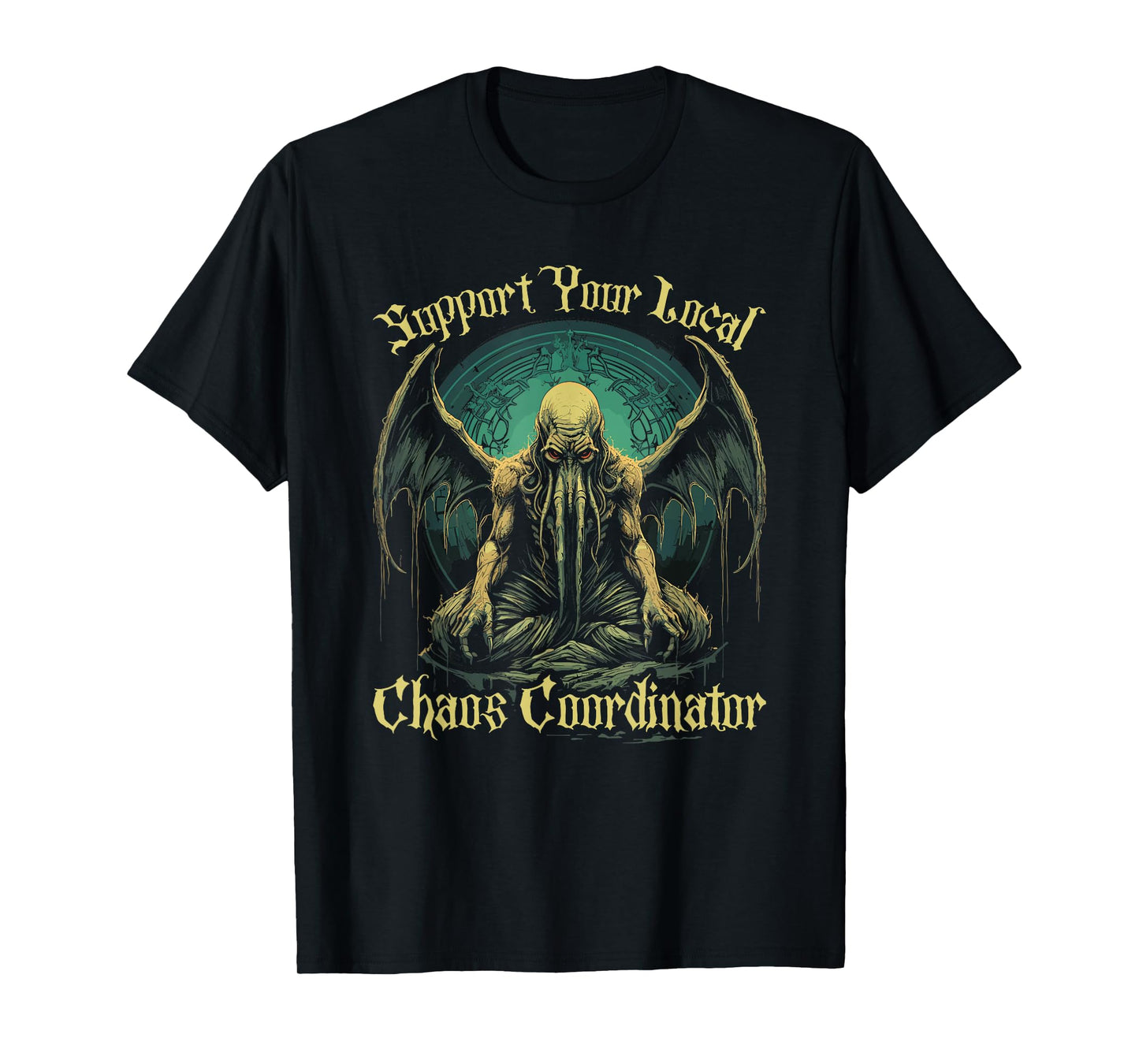 Cthulhu Chaos Coordinator, Cosmic Horror Cthulhu T-Shirt