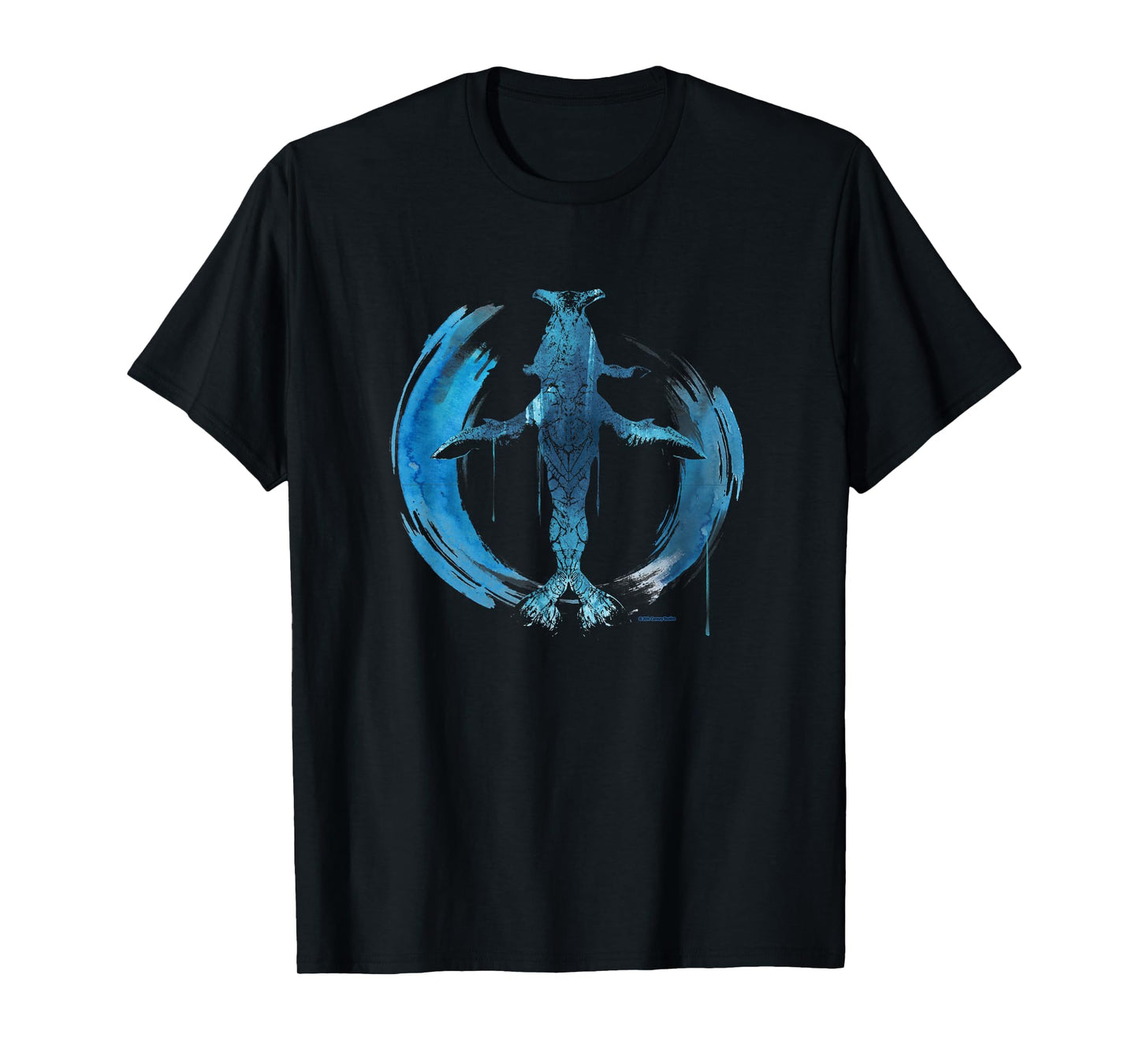 Avatar: The Way of Water Tulkun Tribal Art Circle T-Shirt