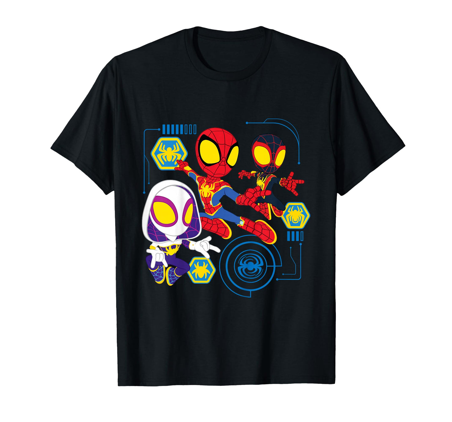 Marvel Spidey and His Amazing Friends Web-Spinners Heroes T-Shirt