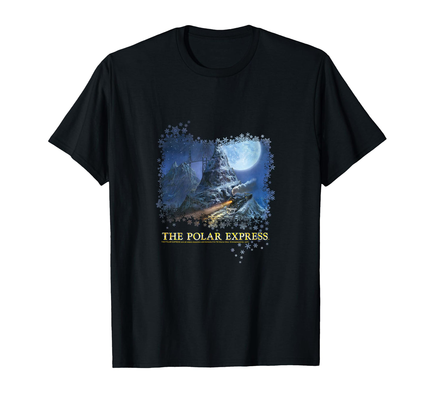 Polar Express Mountain Painting T-Shirt