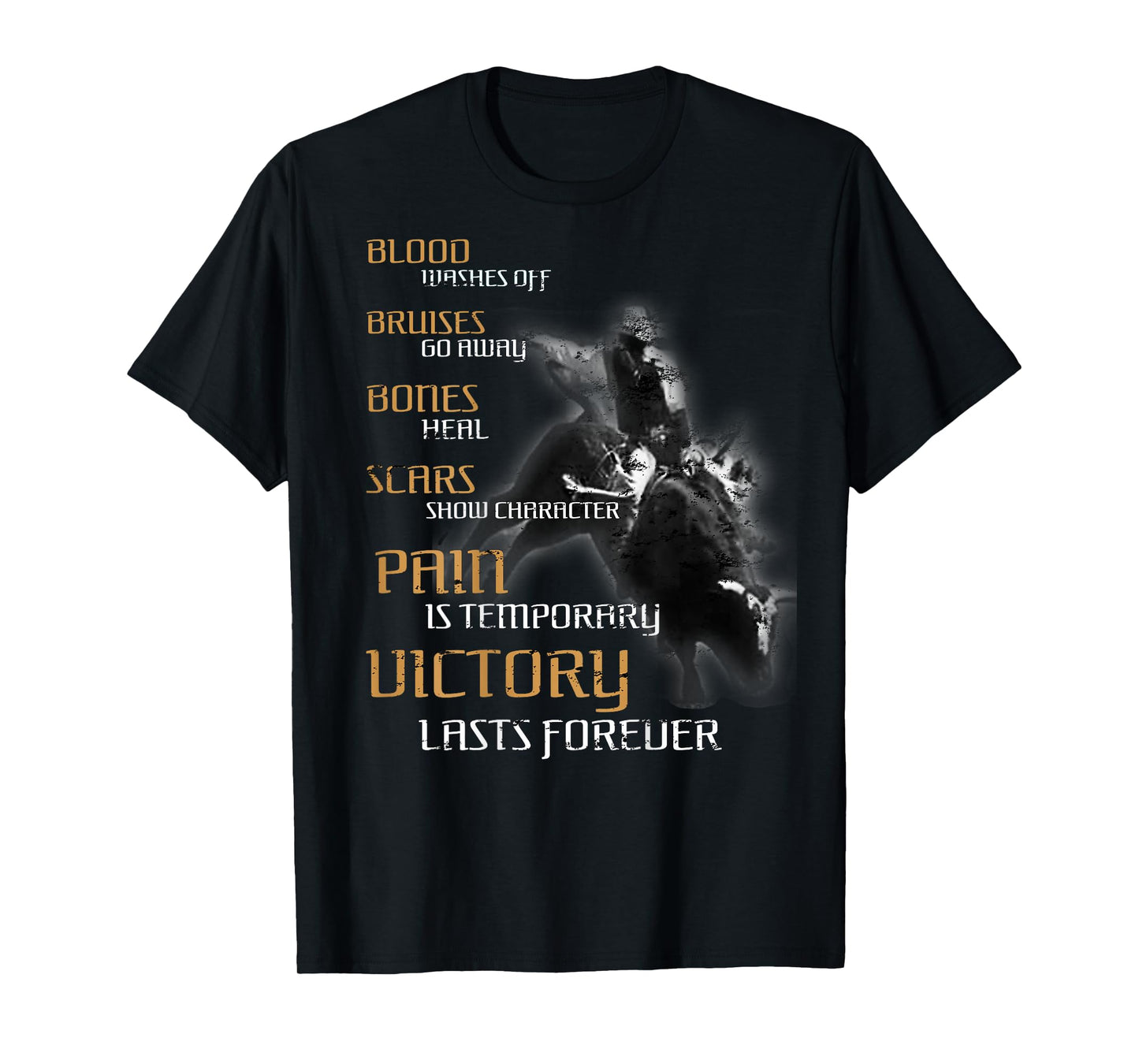 Bull Riding Texas Rider Cowboy Western - DESIGN ON BACK T-Shirt