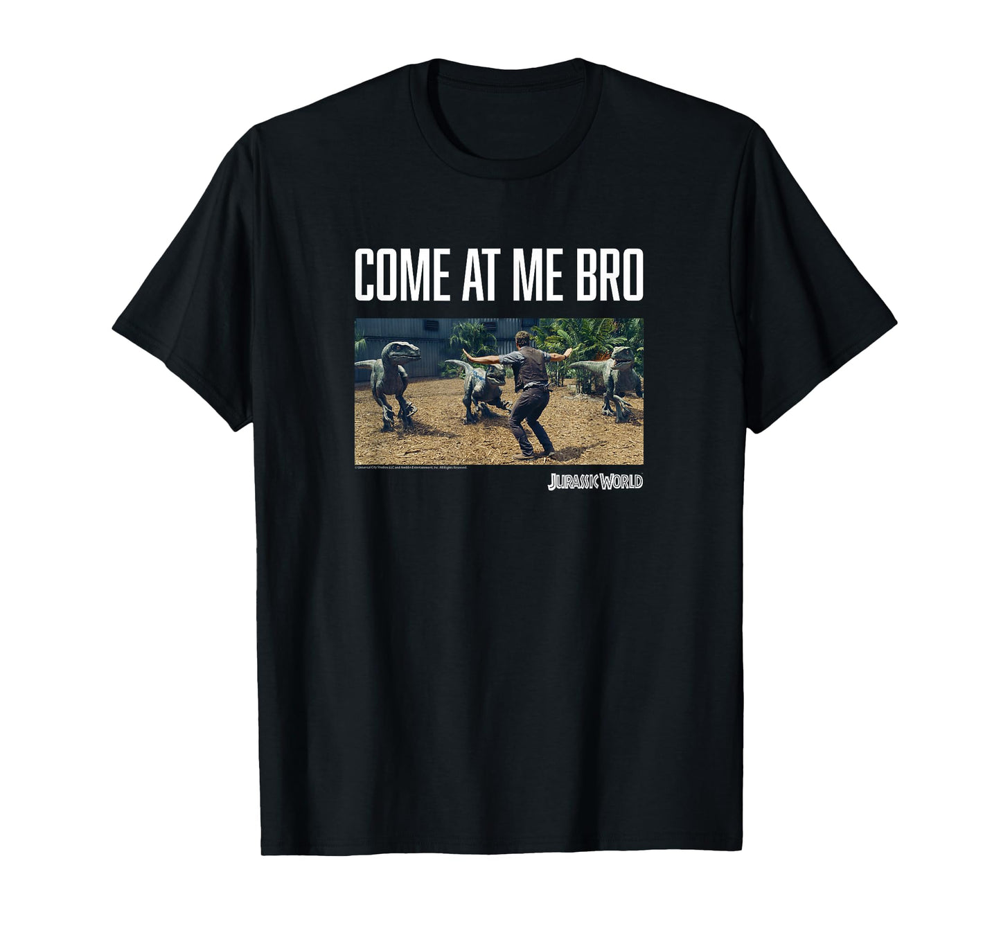 Jurassic World Owen Grady & Velociraptors Come At Me Bro T-Shirt