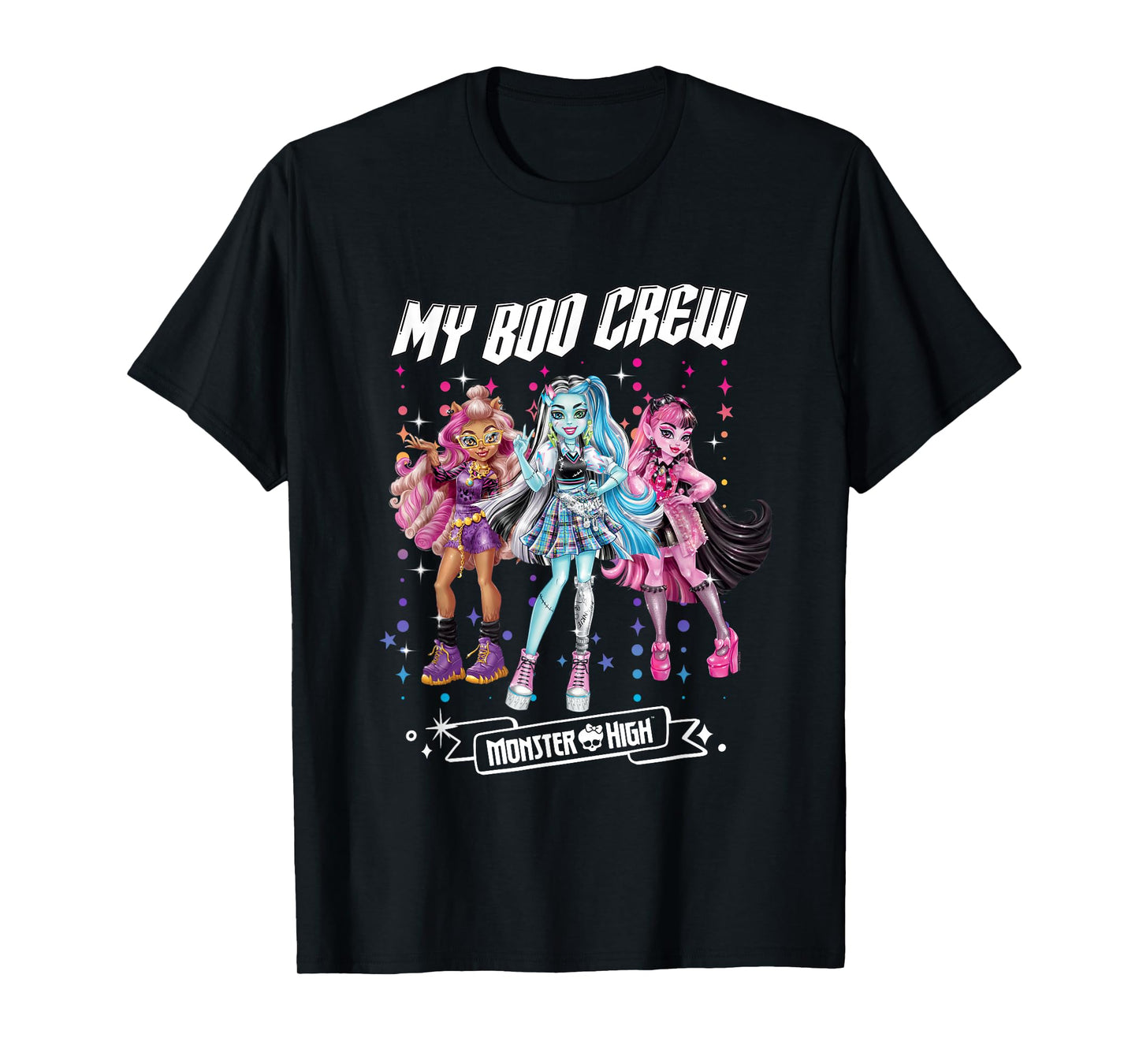 Monster High - My Boo Crew Clawdeen Frankie Draculaura T-Shirt