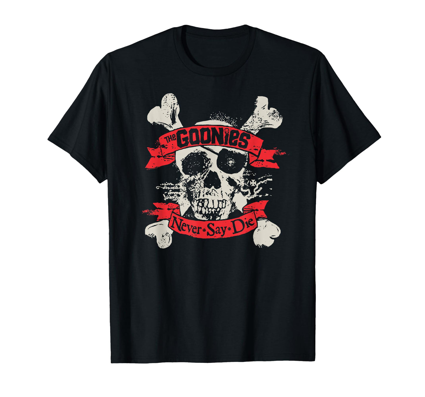The Goonies Never Say Die Skull and Crossbones Movie T-Shirt