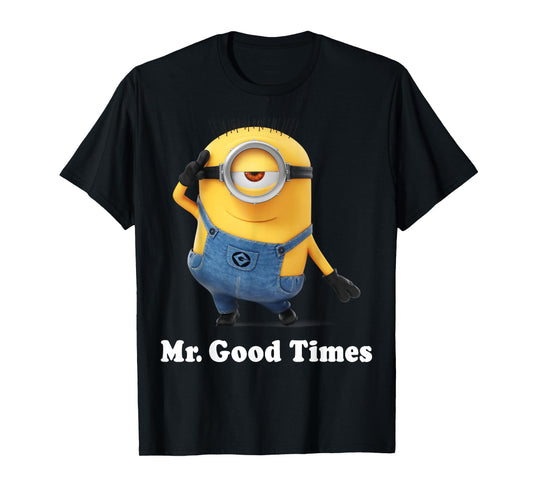 Despicable Me Minions Mr. Good Times Graphic T-Shirt T-Shirt