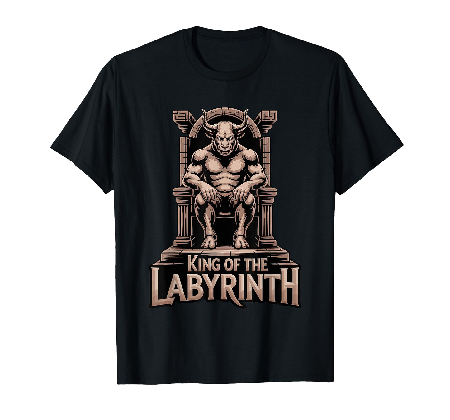 King of The Labyrinth Greek Minotaur Creature T-Shirt