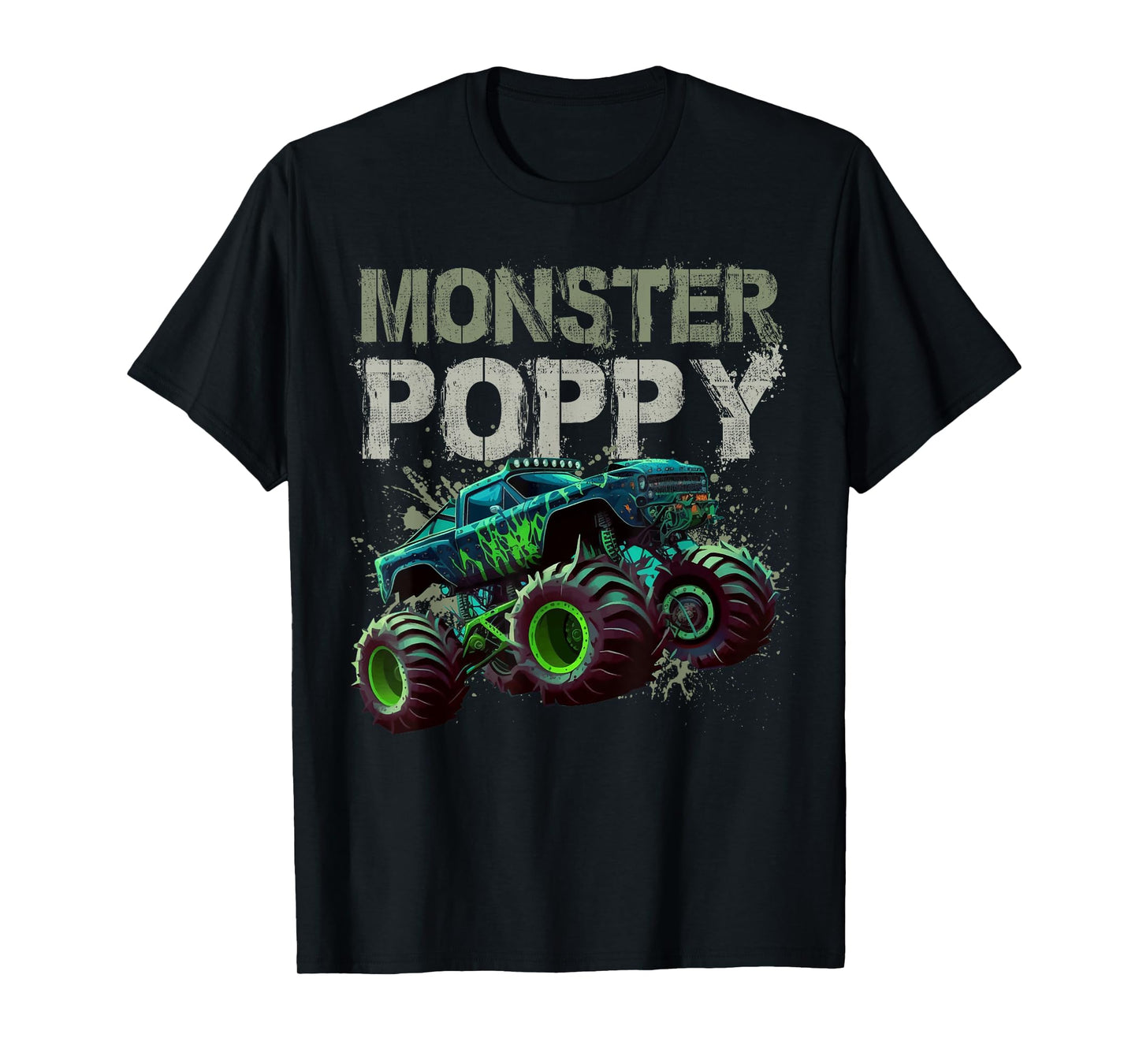 Monster Truck Poppy Family Matching Monster Truck Lovers T-Shirt