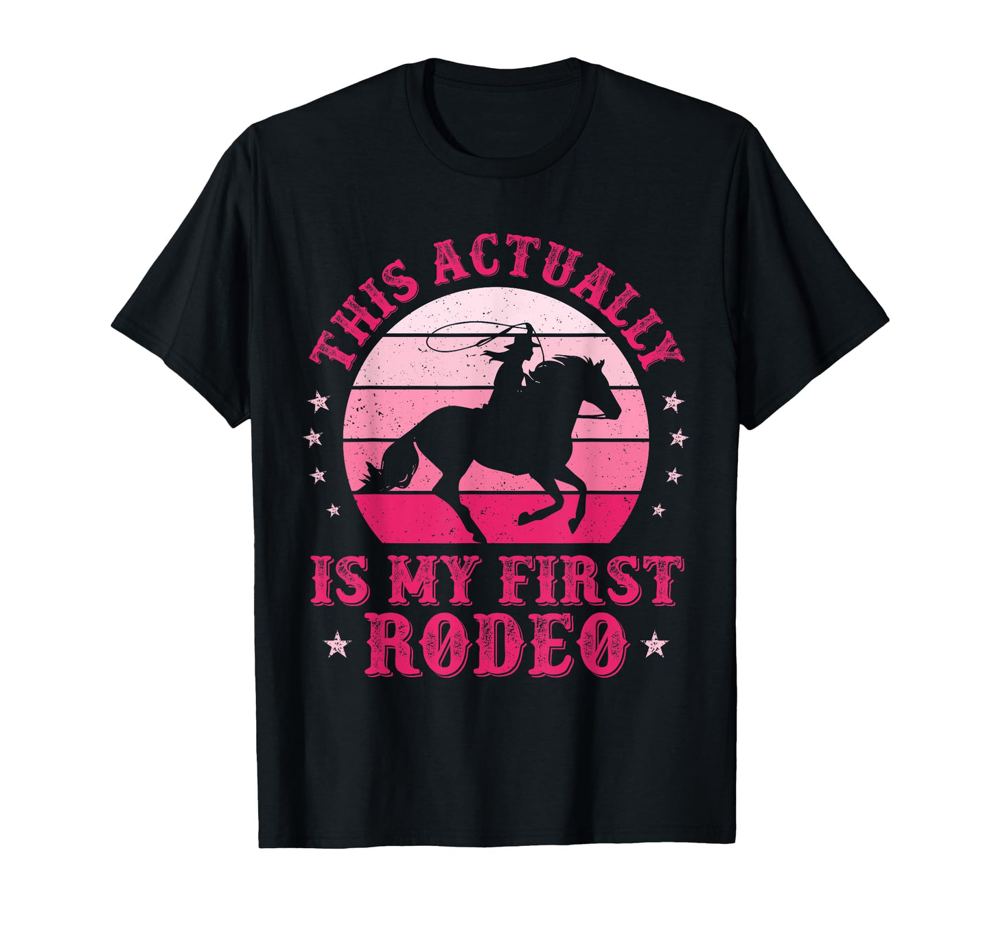 This Actually Is My First Rodeo Women Country Life Cowgirl T-Shirt
