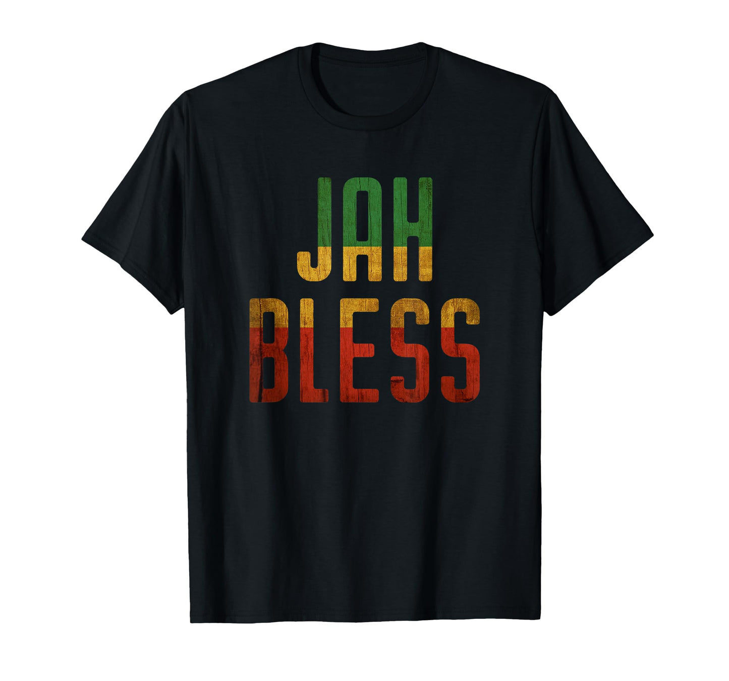 Jah Bless Rasta T Shirt Jamaica Roots Rock Reggae T-Shirt