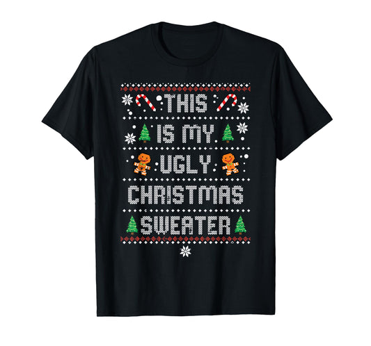 This Ugly Christmas Sweater Vintage Xmas Men Women Kids T-Shirt