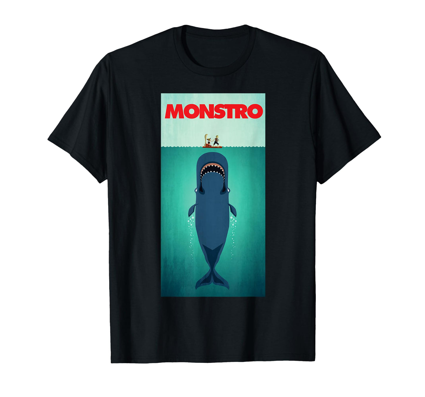 Black Whale Monstro T-Shirt