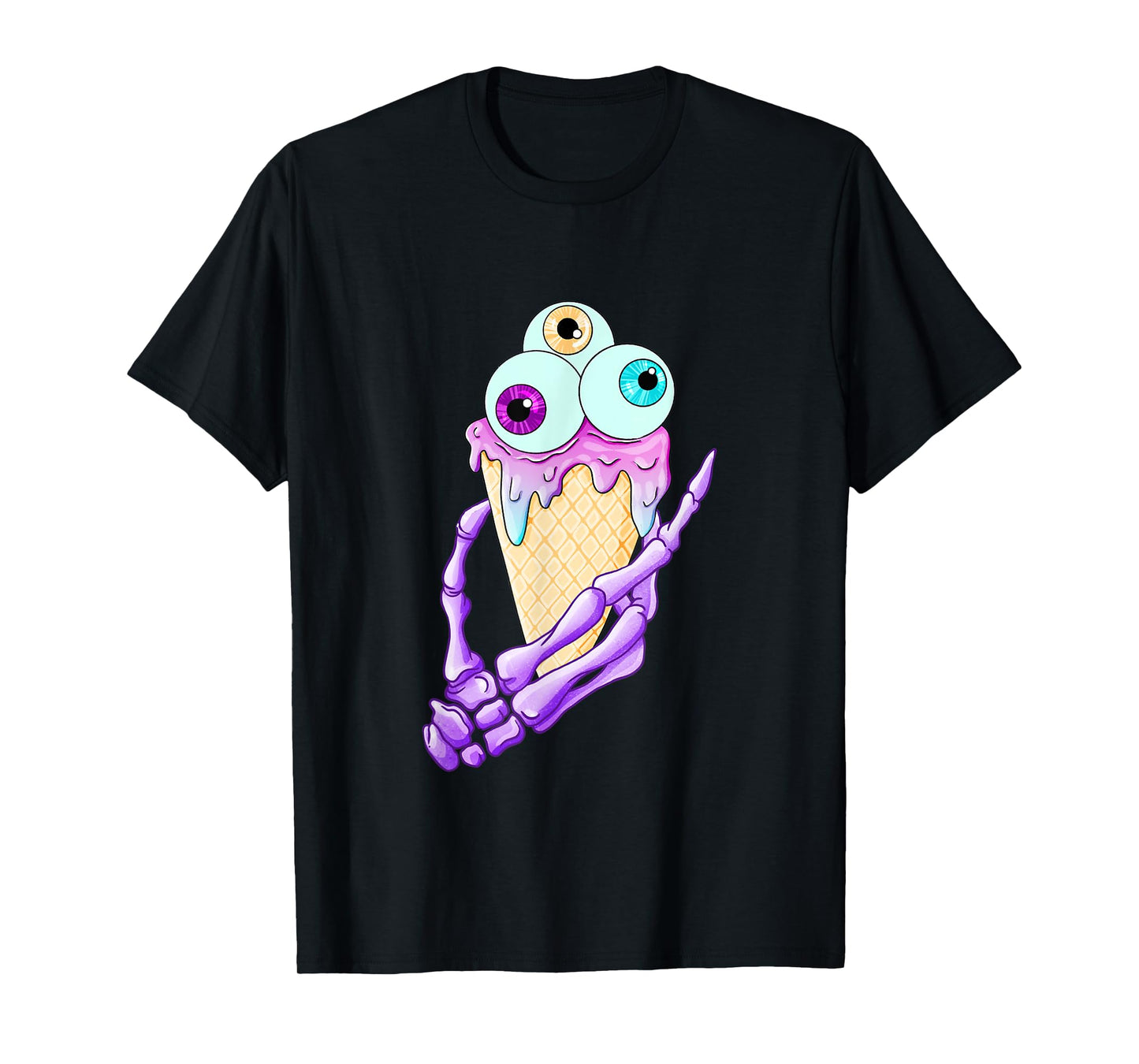Eyescream Pastel Goth Cute Creepy Halloween Costume Idea T-Shirt