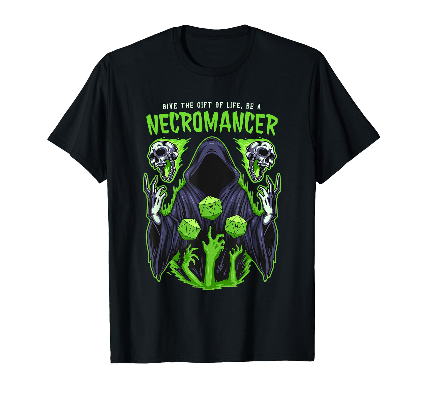 Gift of Life Necromancer Role Playing Game Funny RPG T-Shirt