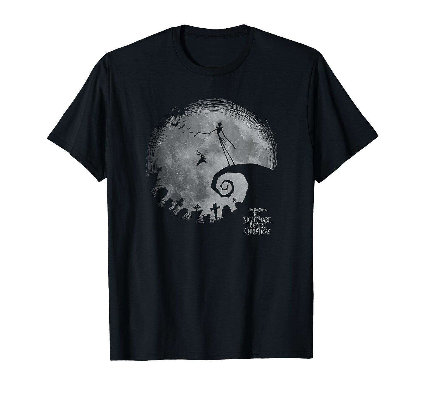 Disney The Nightmare Before Christmas Jack Big Moon T-Shirt