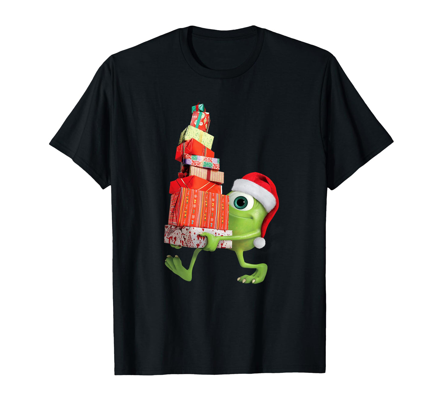 Disney PIXAR Monsters University Santa Mike Holiday T-Shirt