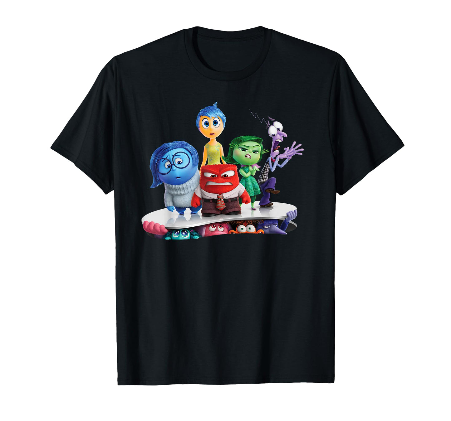 Disney Pixar Inside Out 2 Emotional Group Movie Poster T-Shirt