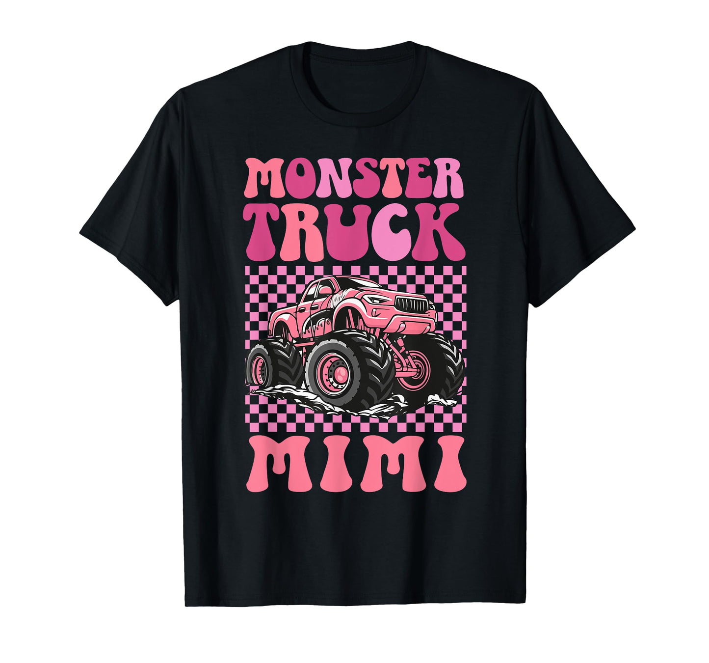 Monster Truck Mimi Grandma Groovy Monster Truck Mimi T-Shirt