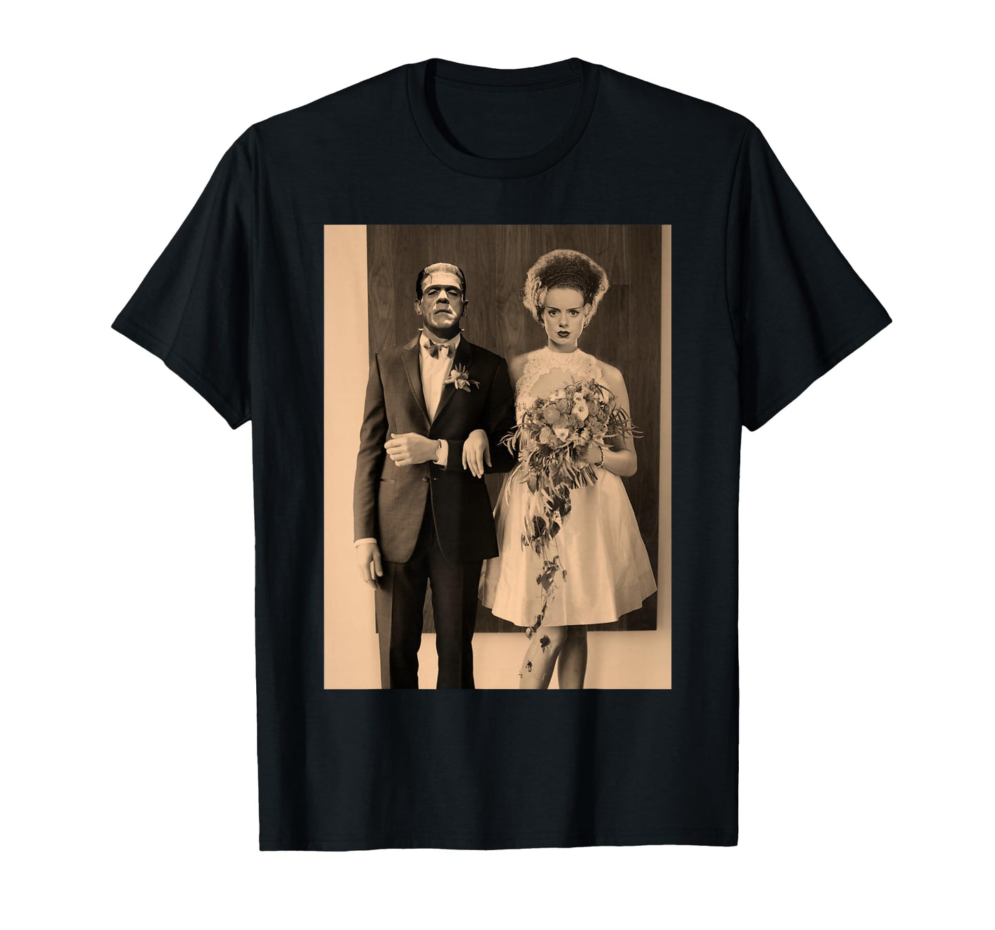 Dapper Frankenstein Wedding Day - Monster Halloween T-Shirt