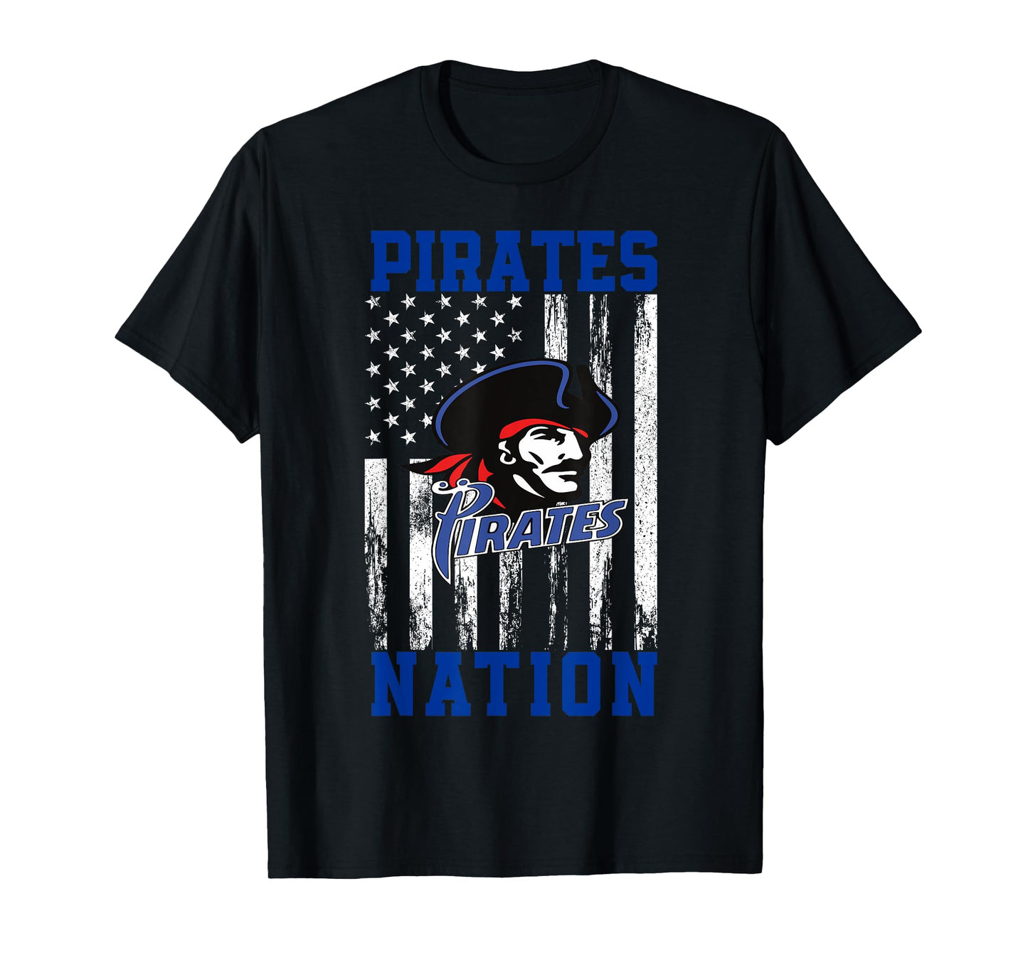 Pass Christian Pirates Logo Nation HS T-Shirt