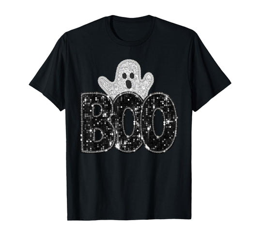 Boo Funny Ghost Happy Halloween Spooky Season Trick Or Treat T-Shirt