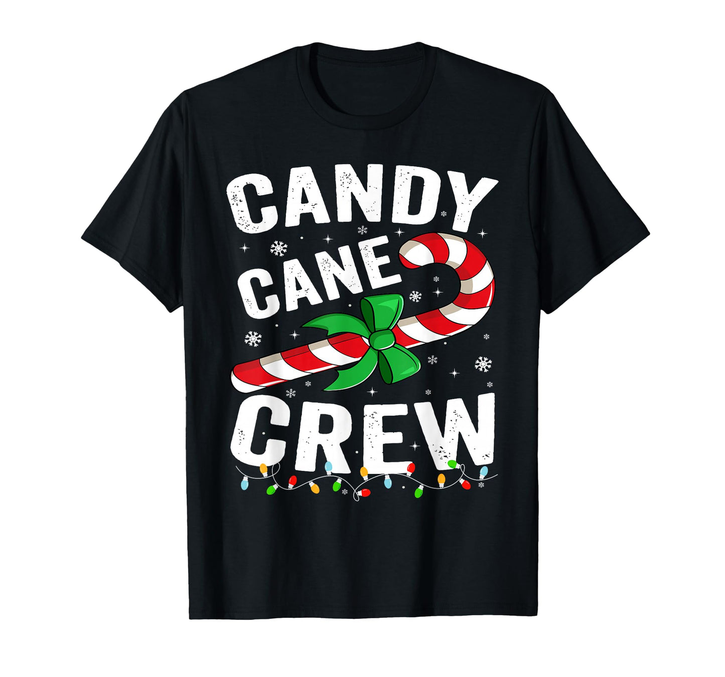 Candy Cane Crew Funny Christmas Candy Lover X-mas T-Shirt