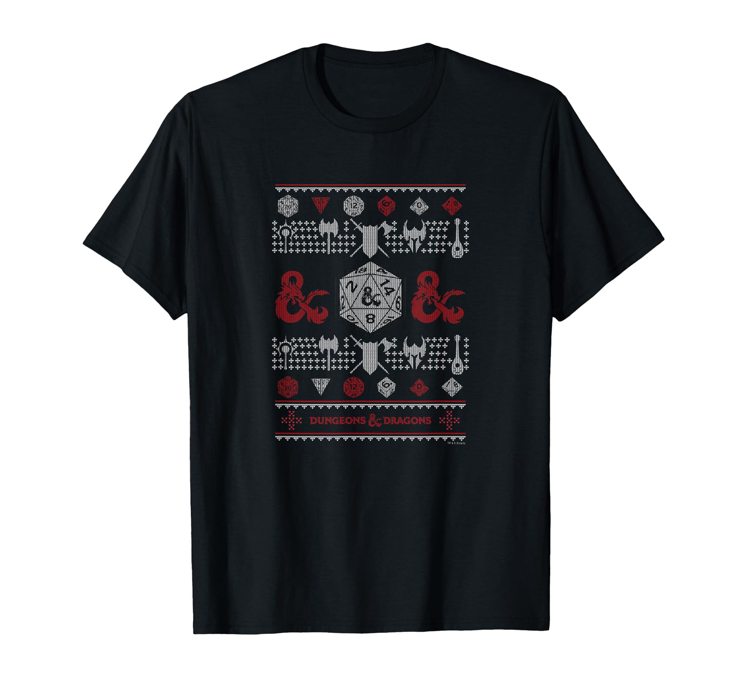 Dungeons & Dragons Ugly Christmas T-Shirt
