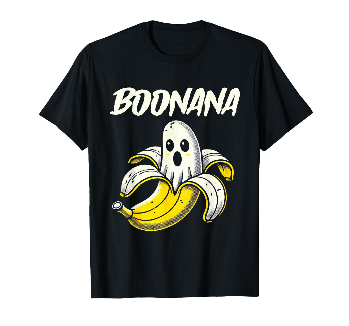 Boonana Cute Ghost Banana Halloween Costume Boys Girls Kids T-Shirt