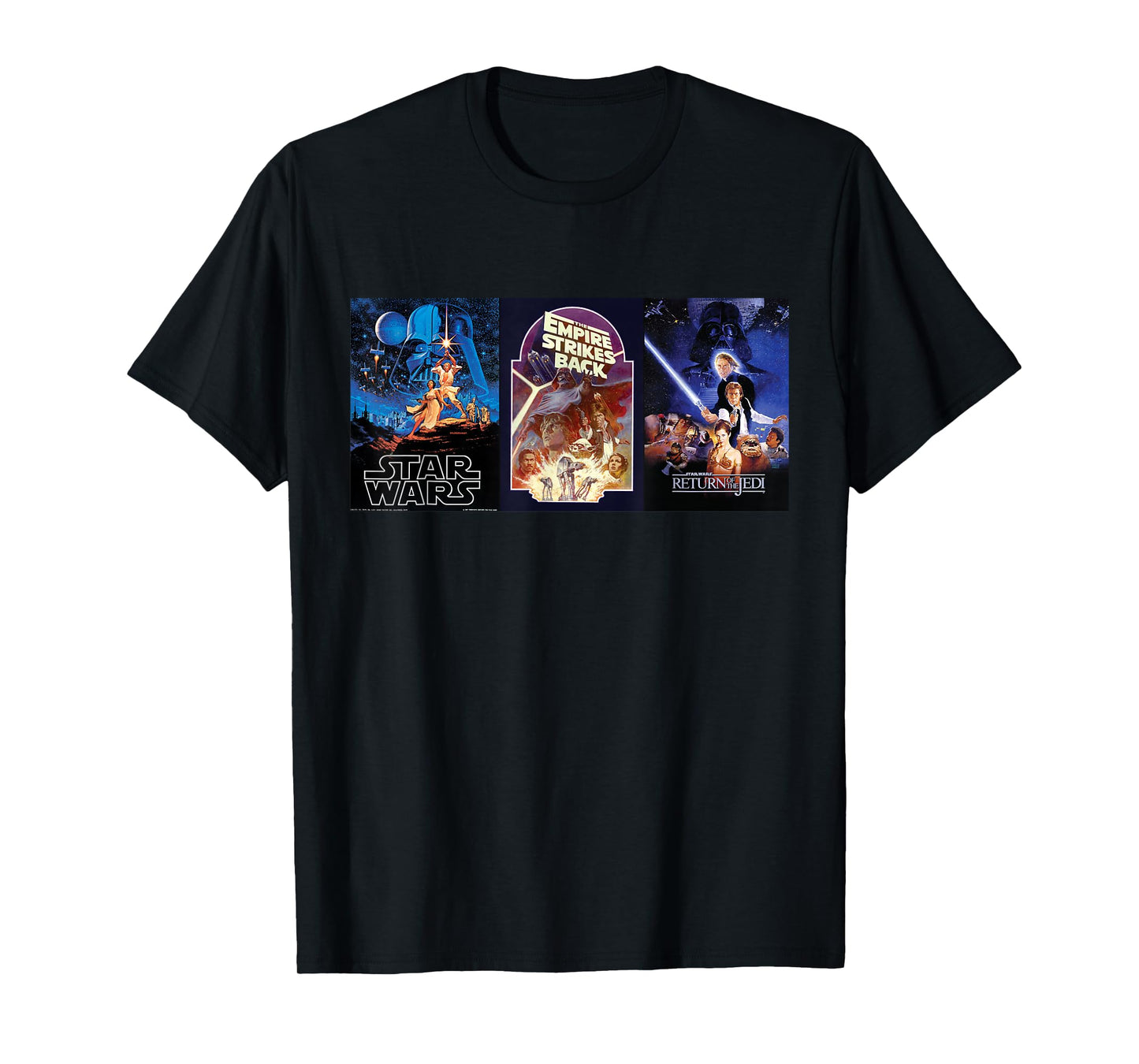 Star Wars Original Trilogy Retro Movie Poster T-Shirt