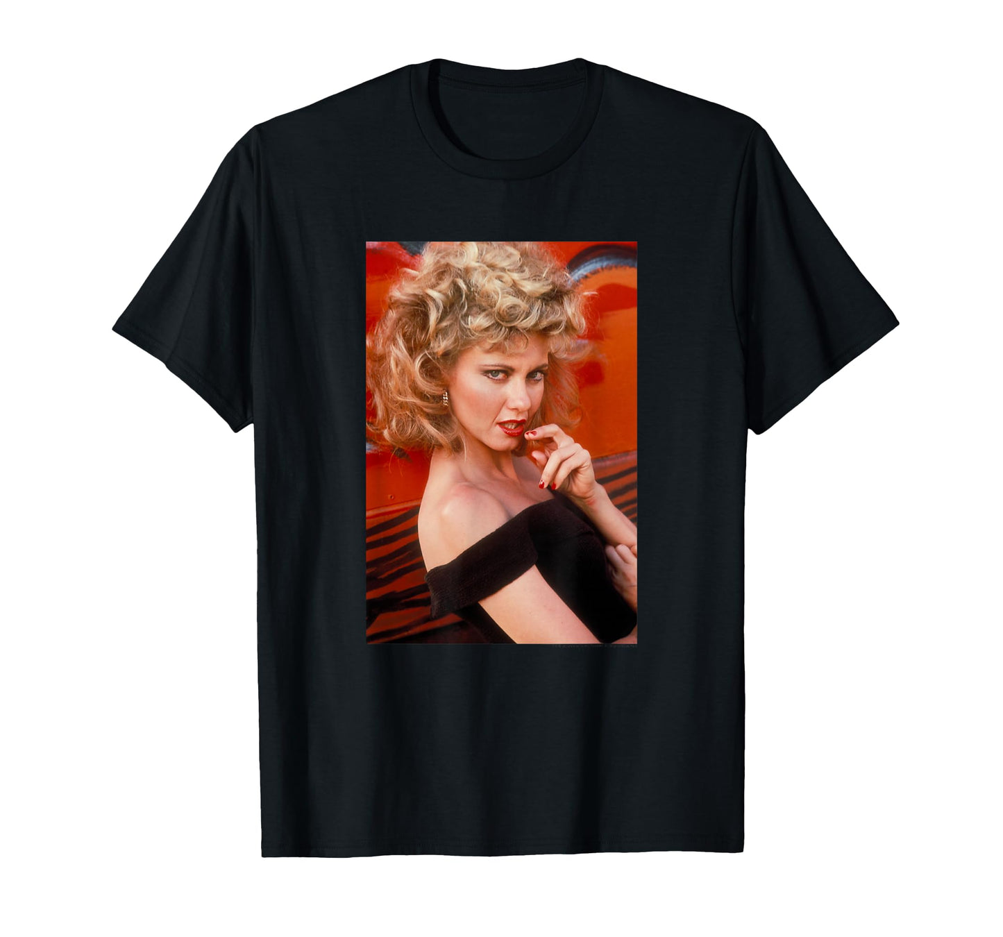 Grease Sandy Black Dress Photo Retro Movie T-Shirt