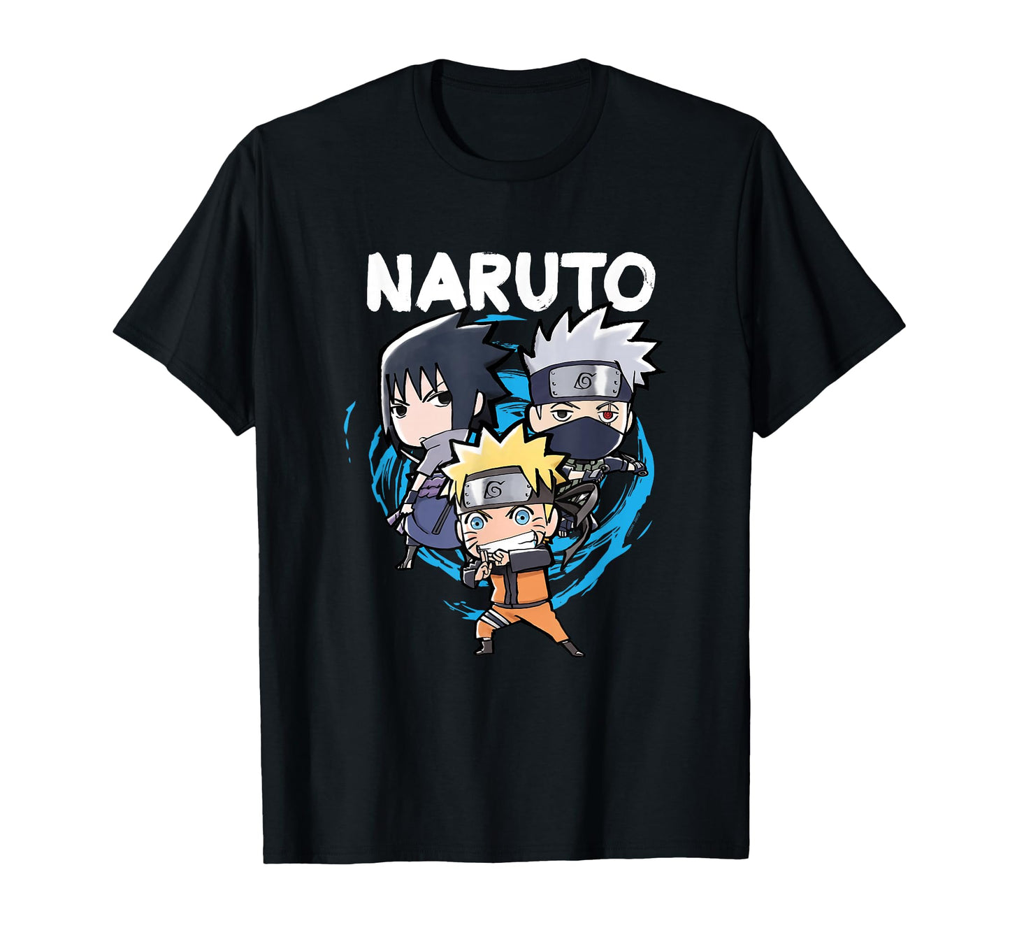 Naruto Shippuden Chibi Group Short Sleeve T-Shirt