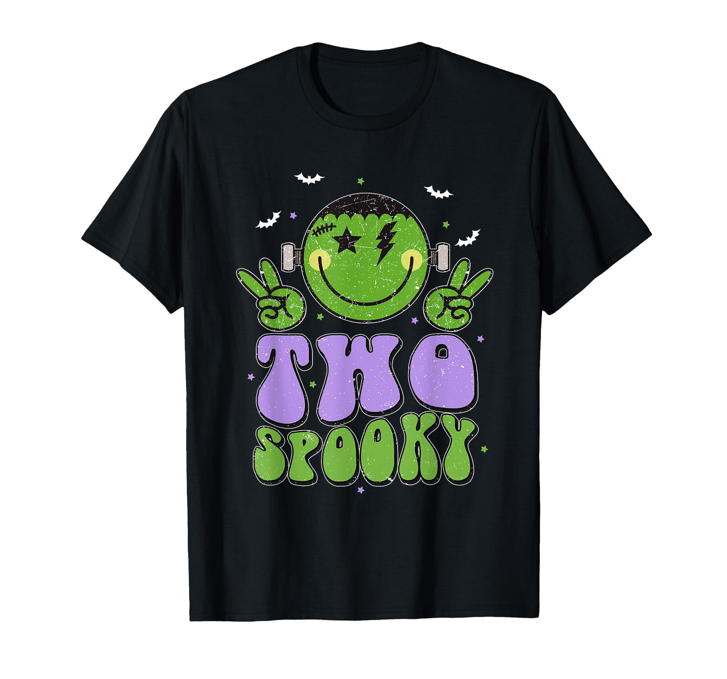 Two Spooky Birthday Decorations Boy 2nd Bday Halloween T-Shirt