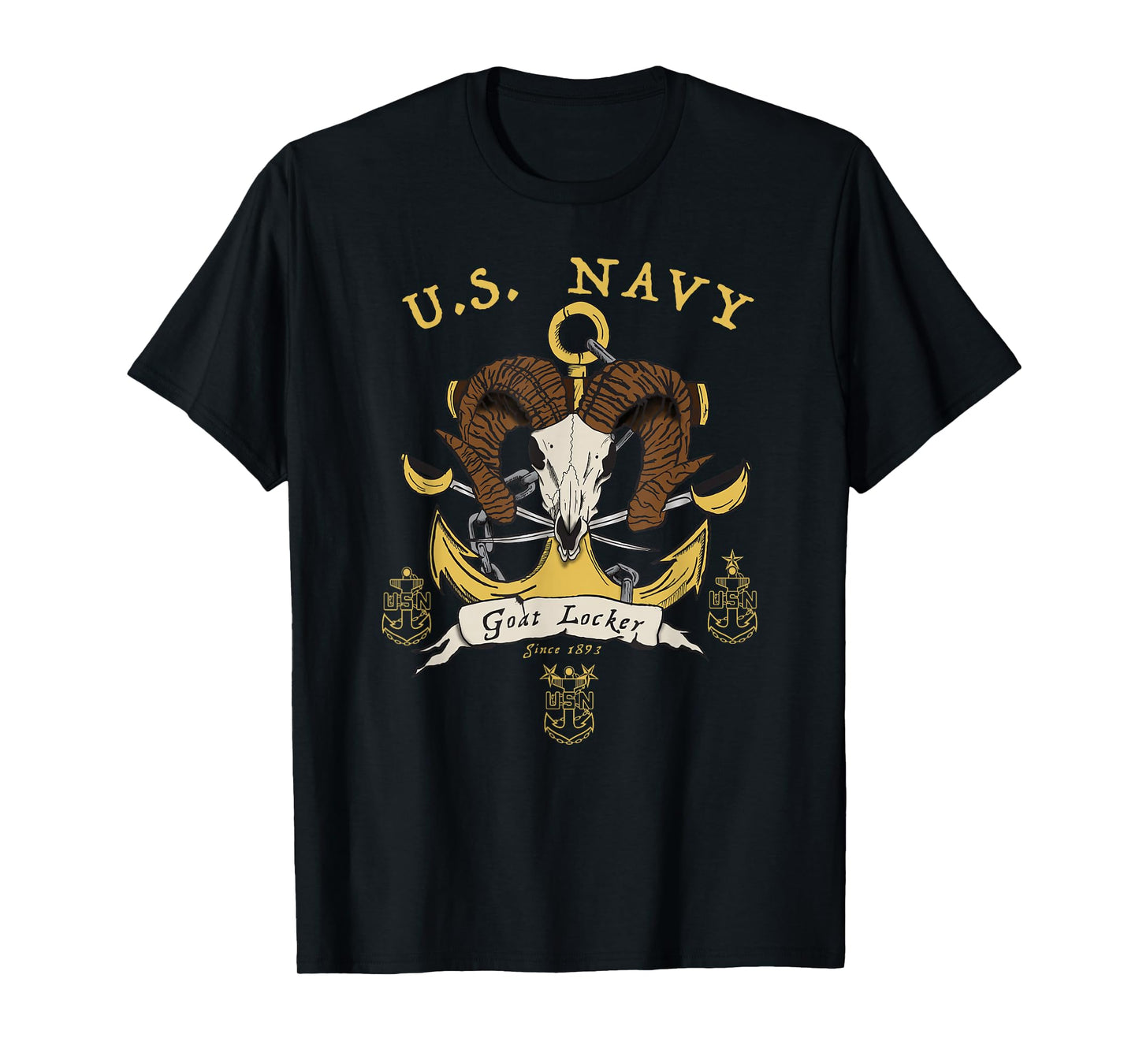 U.S. Navy Goat Locker Since 1893 T-Shirt