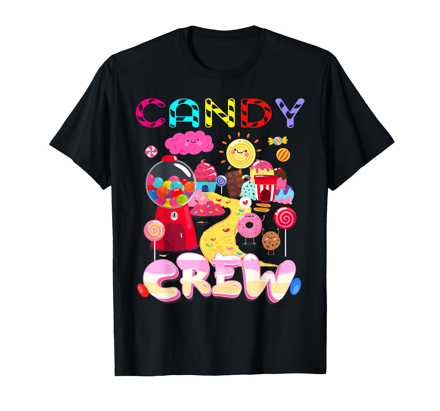 Candy Crew Candy Costume Women Candy Land Kids Sweetie T-Shirt