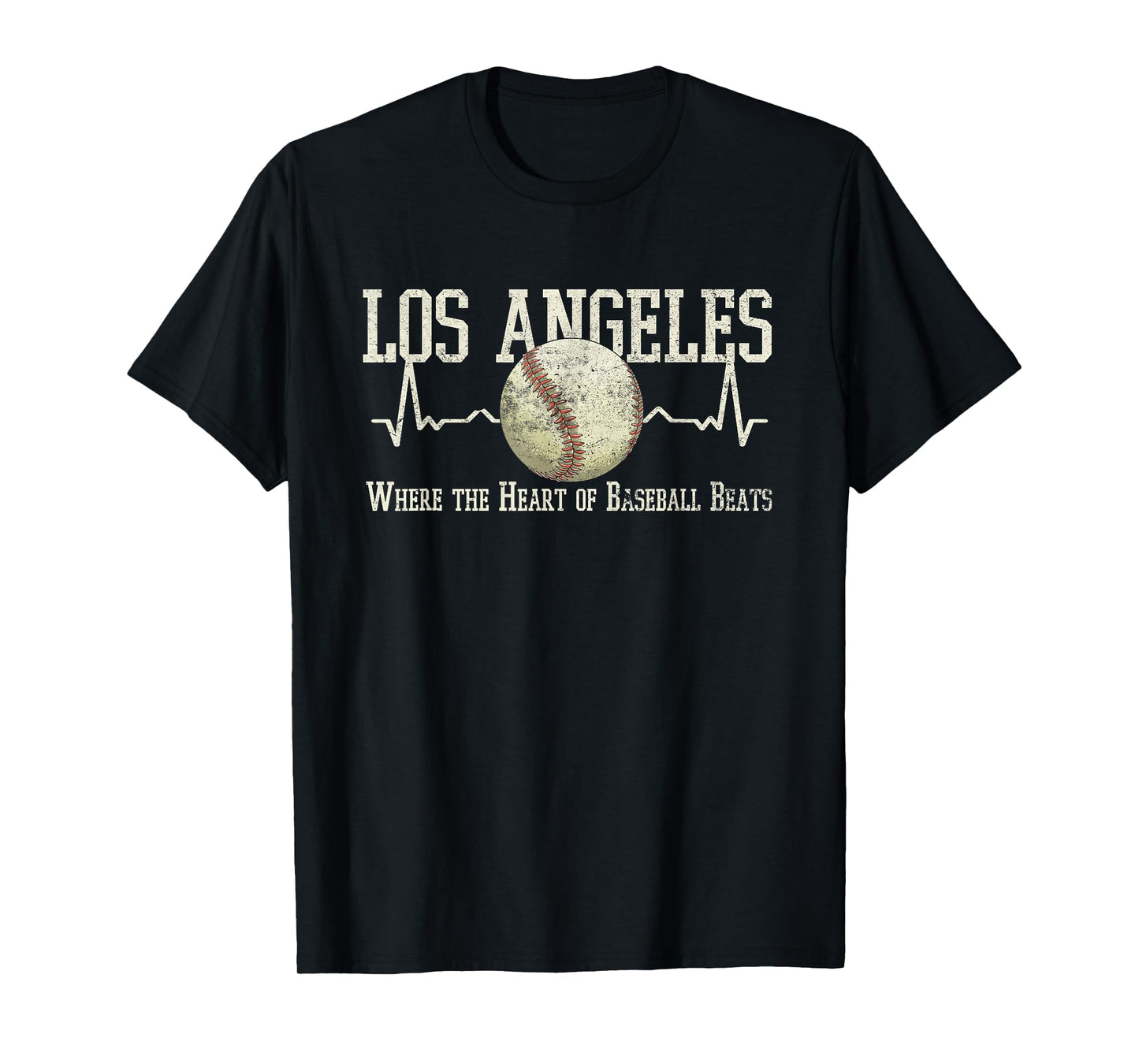 Vintage Baseball Los Angeles Graphic T-Shirt