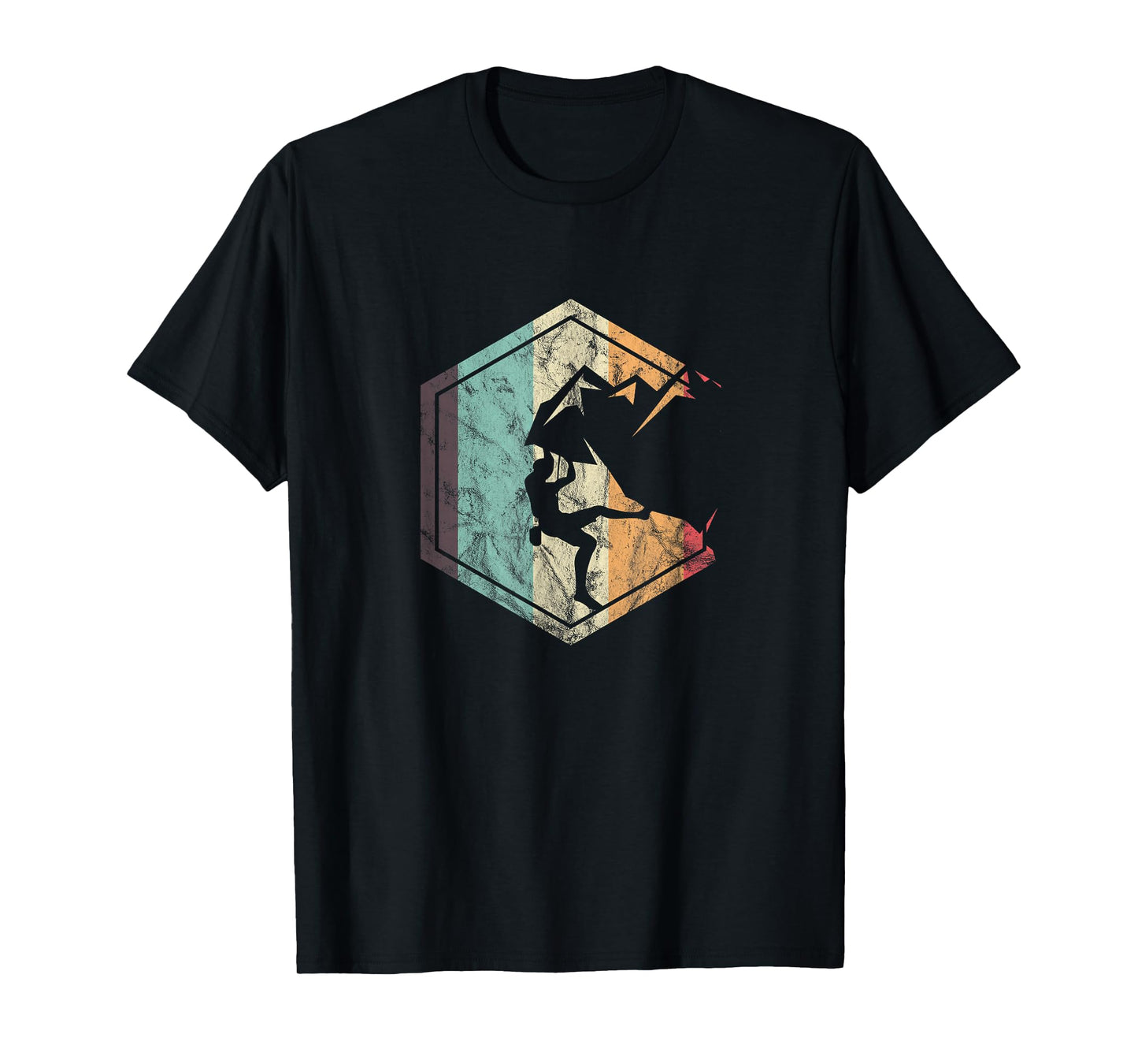 Climbing Mountaineering Climber Athletes Mountain Rock Gift T-Shirt