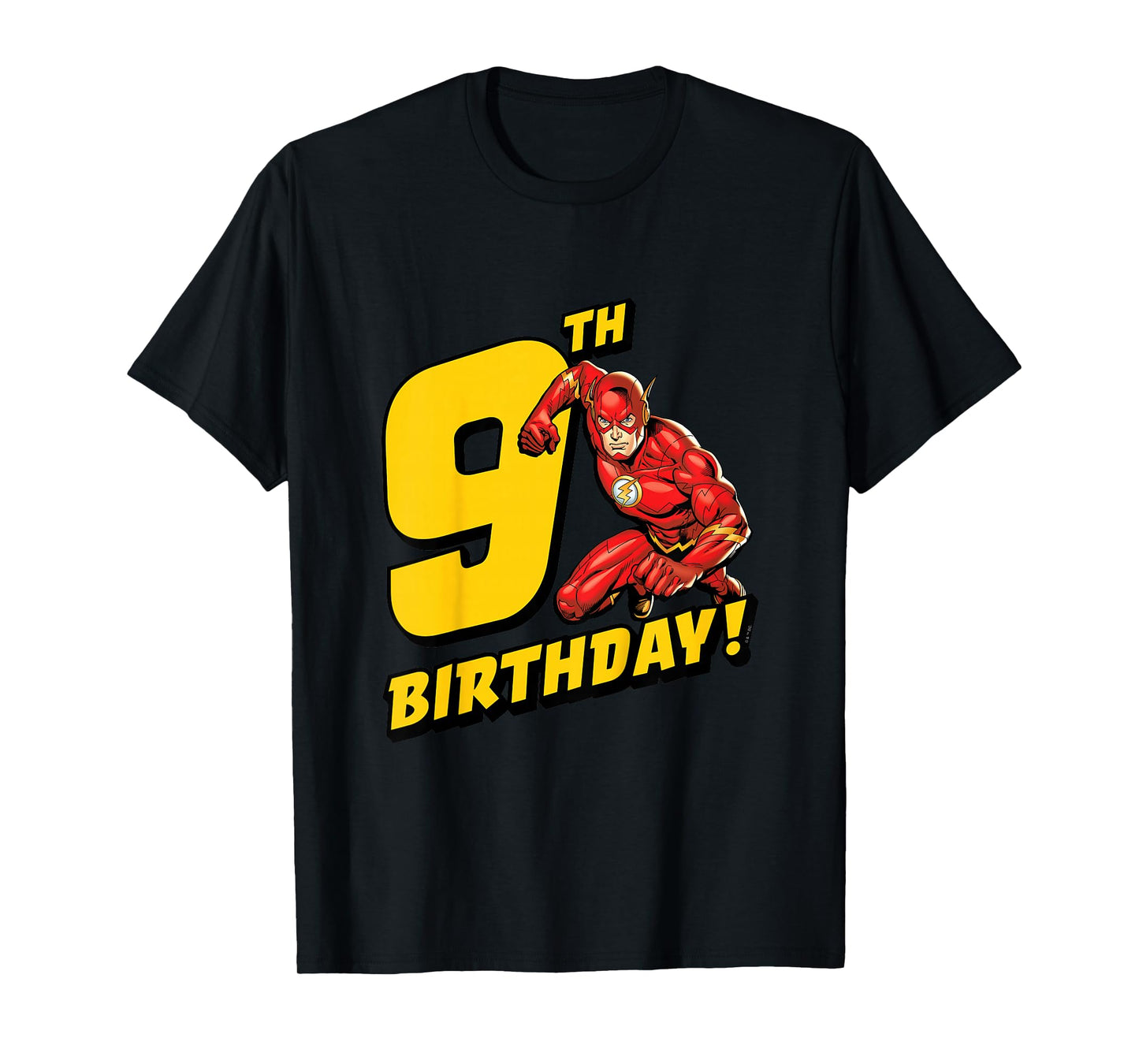 Kids The Flash 9th Birthday T-Shirt