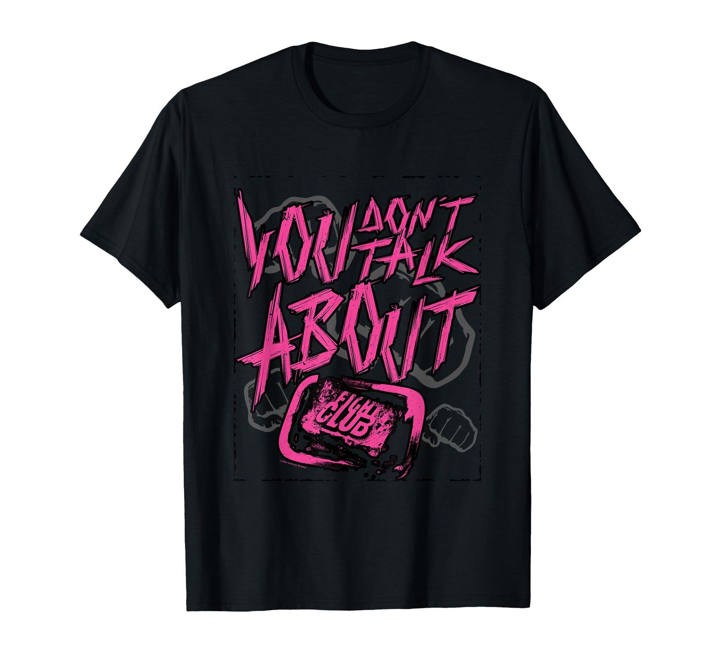 Fight Club You Don't Talk About Fight Rules Big Chest Logo T-Shirt