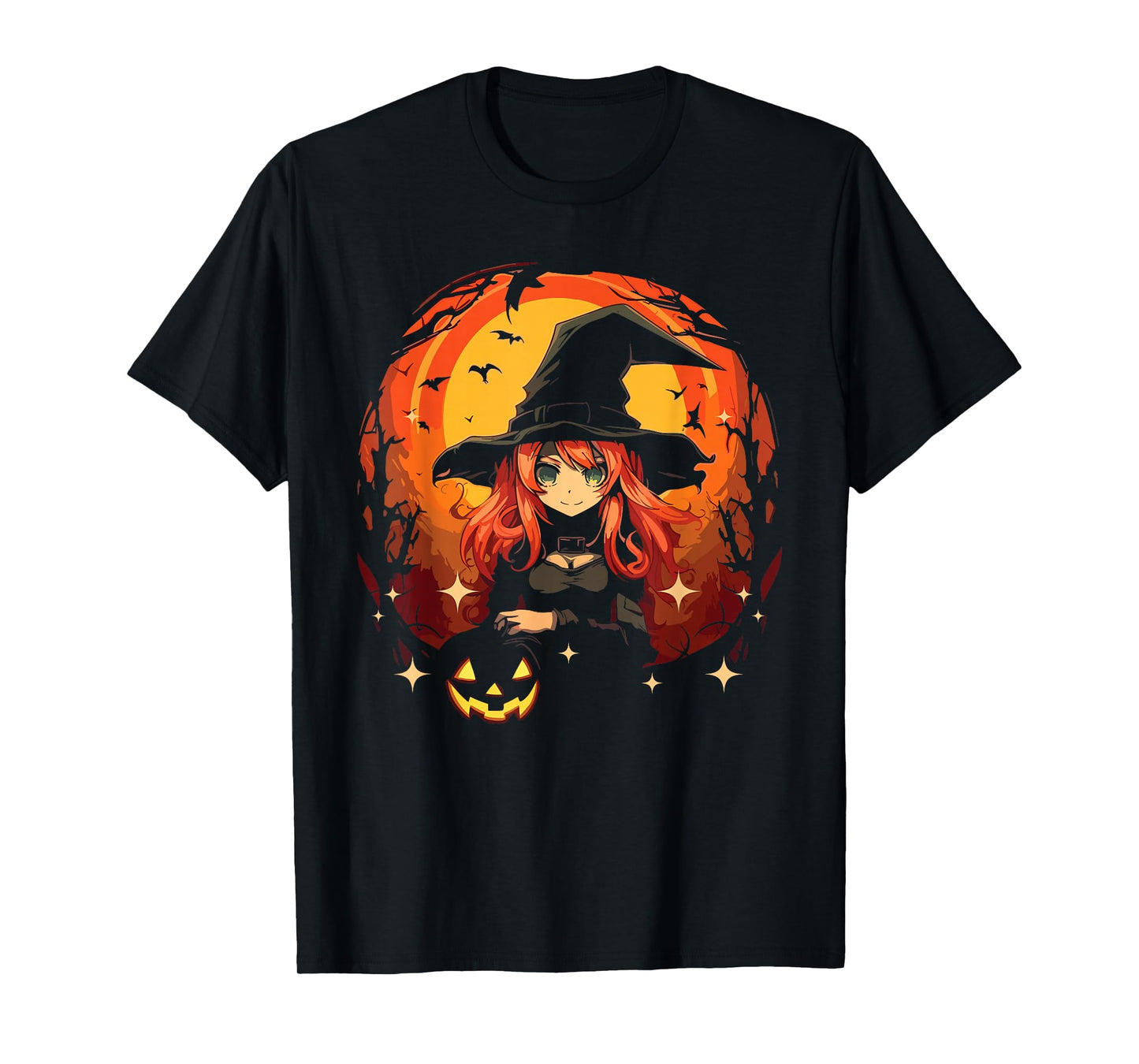 Anime Halloween Kawaii Trick Or Treat Spooky Manga Reader T-Shirt