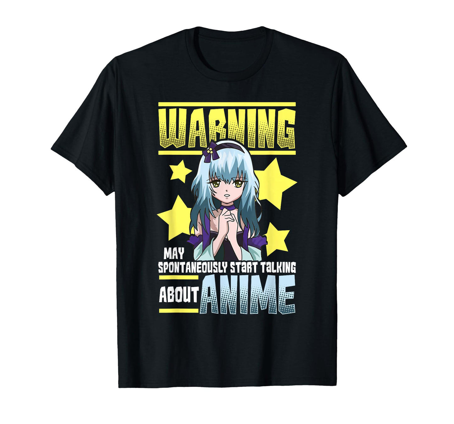 Warning May Spontaneously Start Talking About Anime Shirt T-Shirt