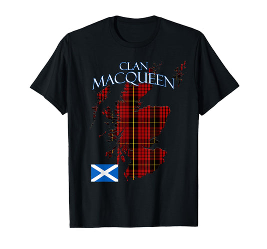 MacQueen Scottish Clan Tartan Scotland T-Shirt