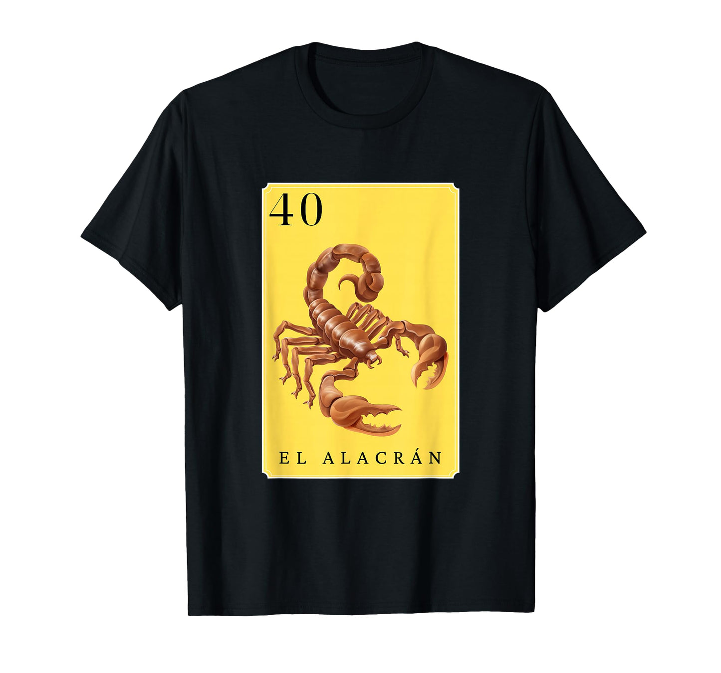 El Alacran Funny Spanish-Mexican Bingo Cards El Alacran T-Shirt