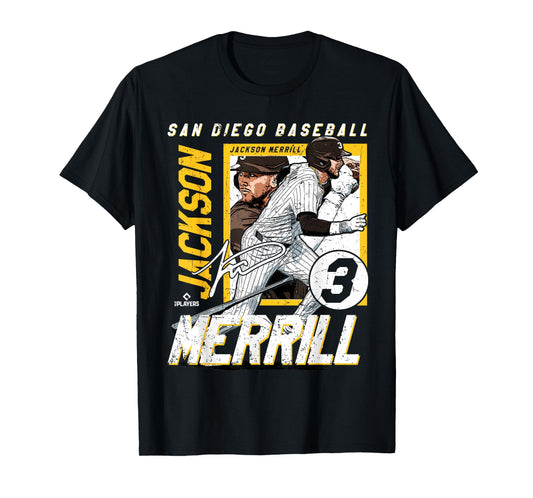 Jackson Merrill | San Diego MLB Baseball Player | MLBJME203M T-Shirt