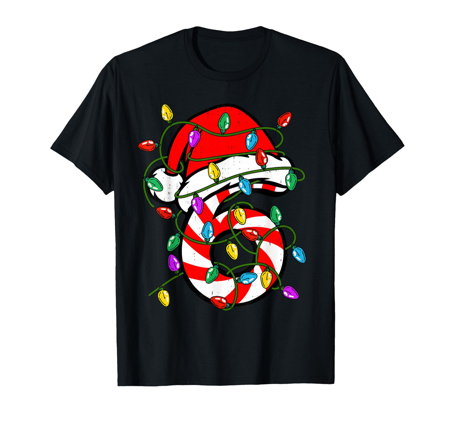 6 7 67 Meme Six Seven Candy Funny Christmas Couple Matching T-Shirt