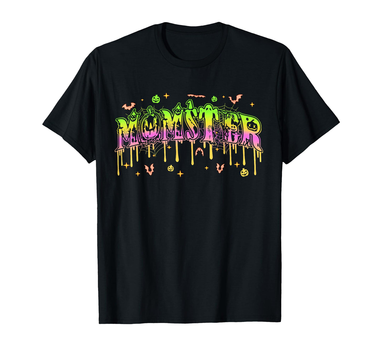 Cool Momster Drip Halloween Spooky Vibes T-Shirt