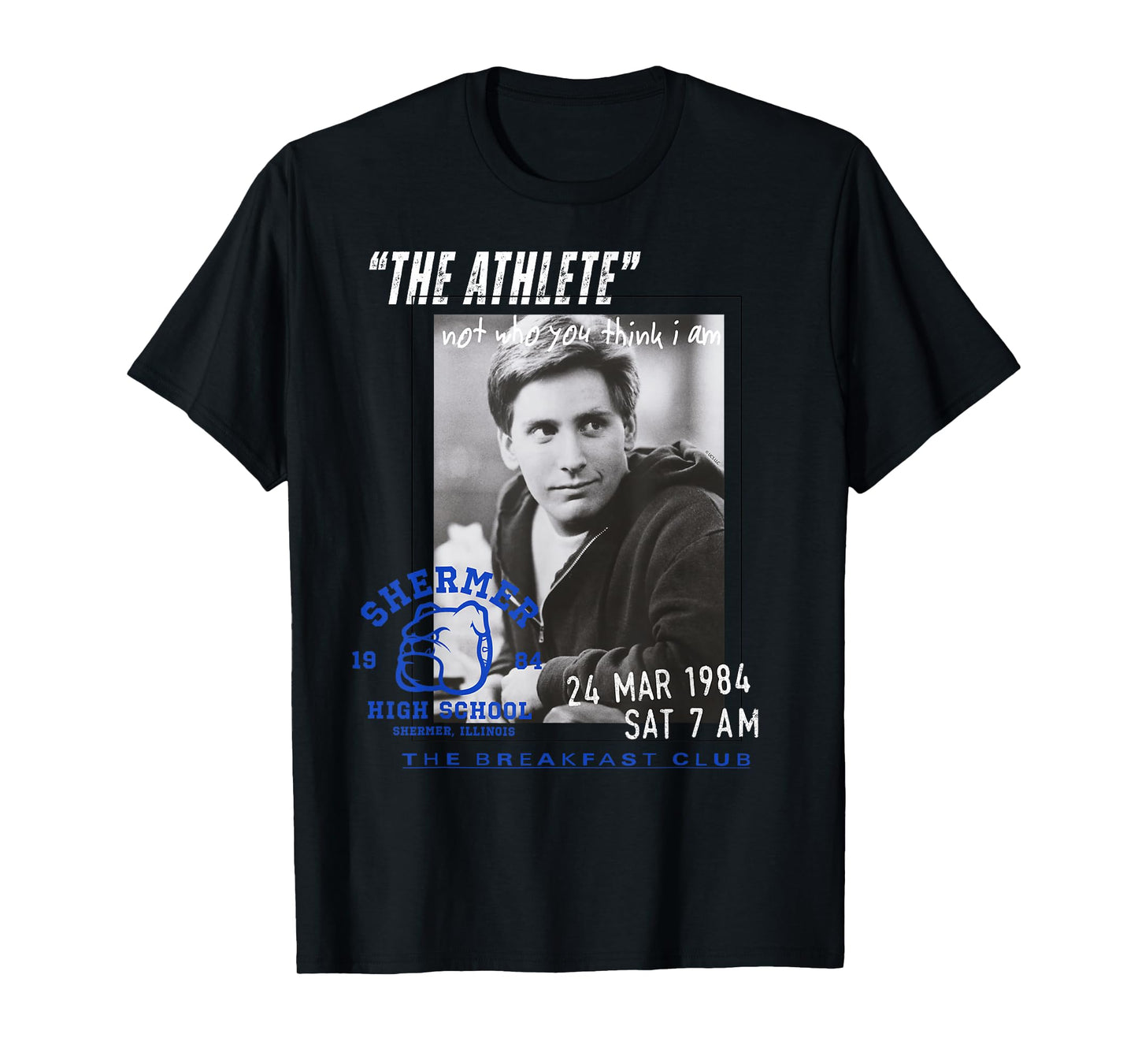 The Breakfast Club Andrew The Athlete Shermer High T-Shirt