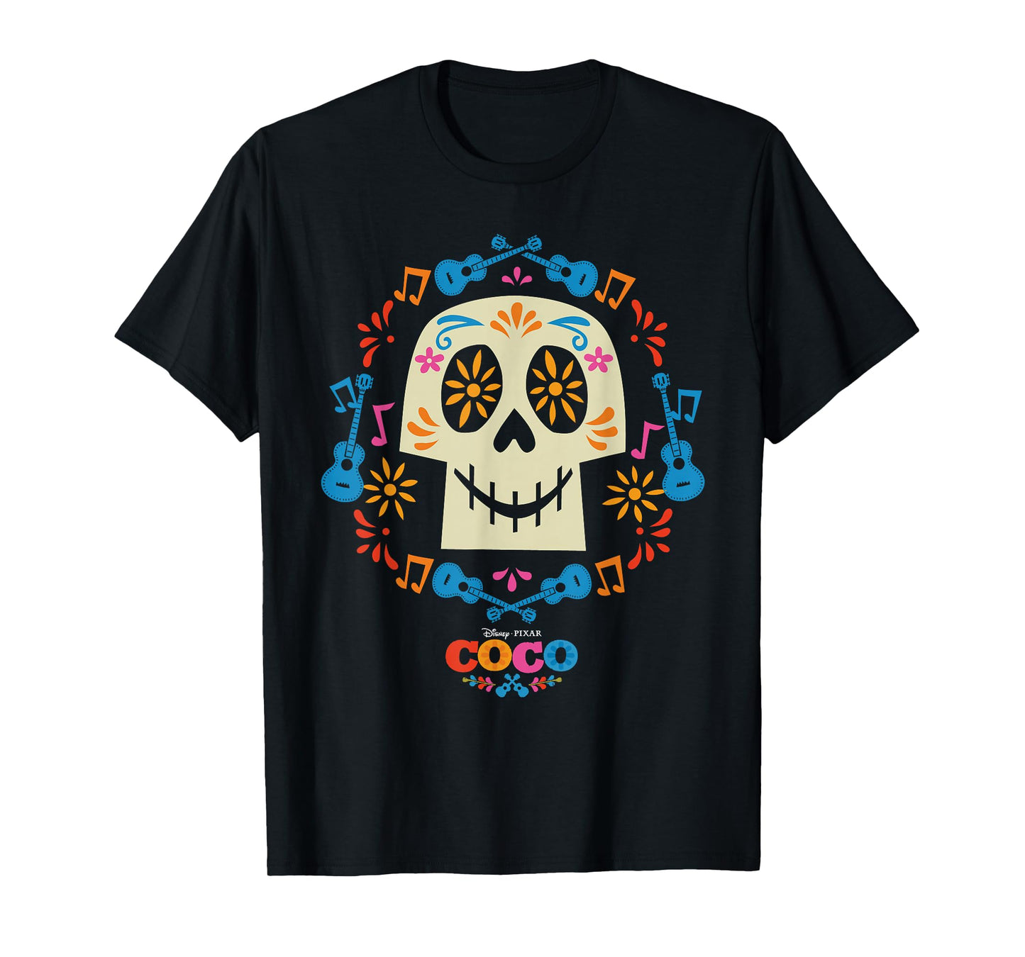 Disney and Pixar's Coco Papel Picado Sugar Skull T-Shirt