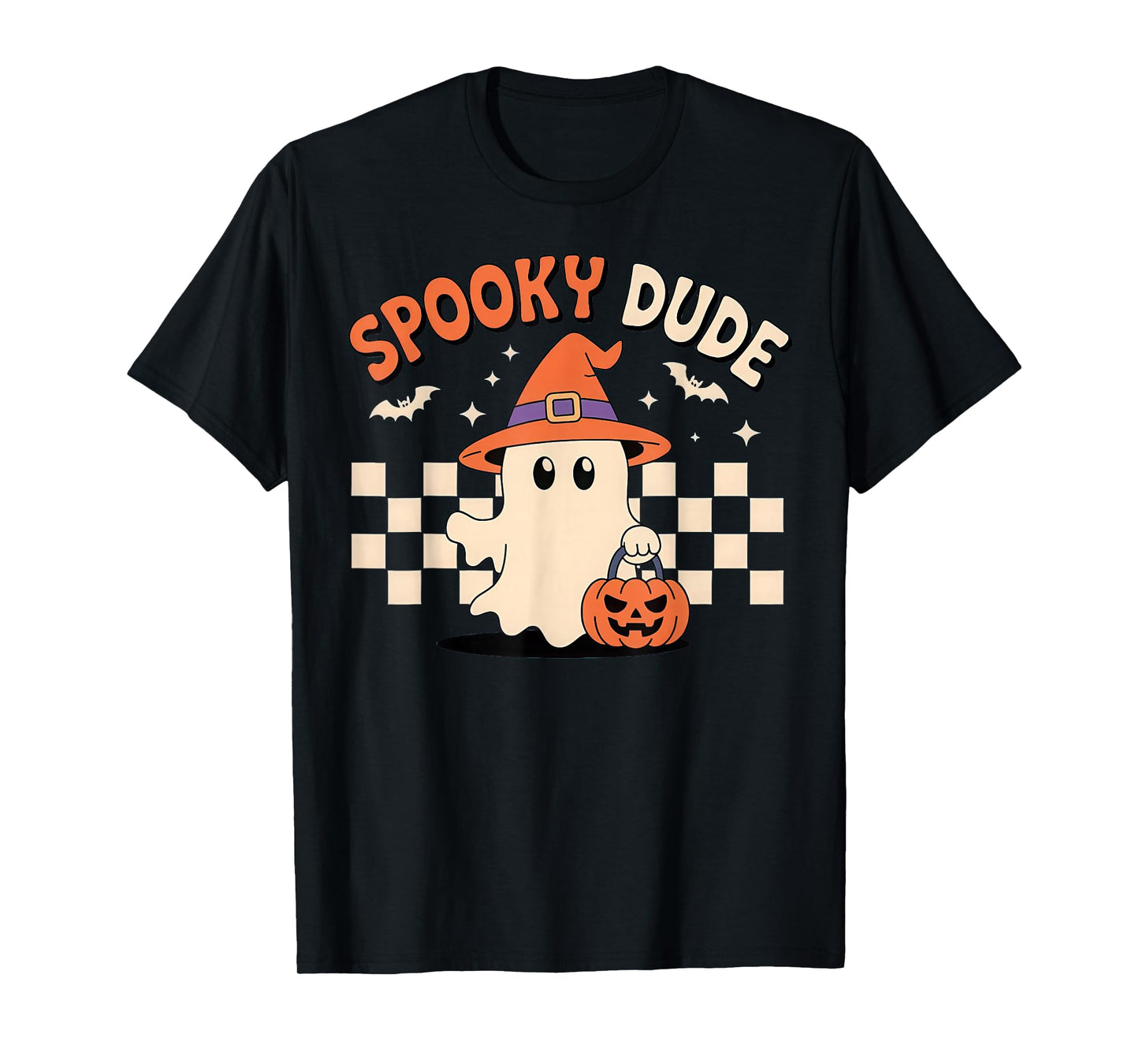 Spooky Dude Ghost Halloween T-Shirt