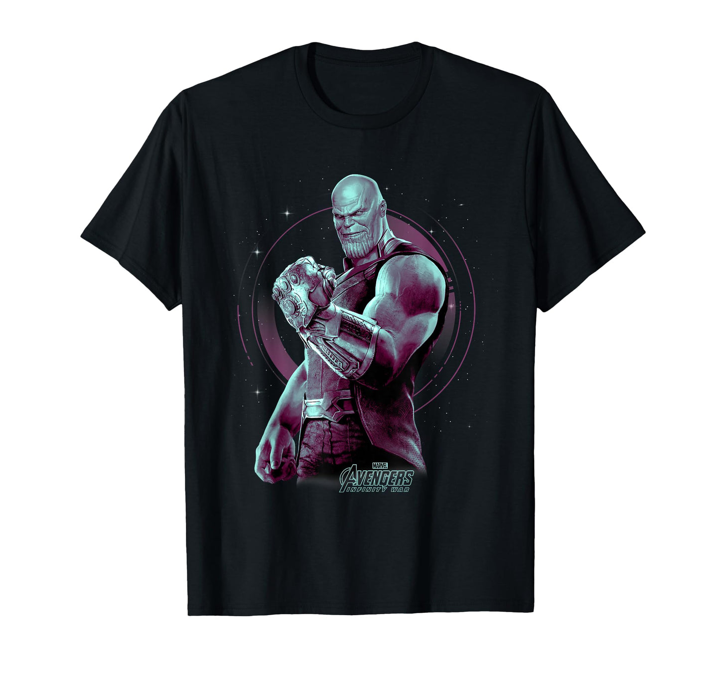 Marvel Infinity War Thanos Gauntlet Flex Graphic T-Shirt T-Shirt