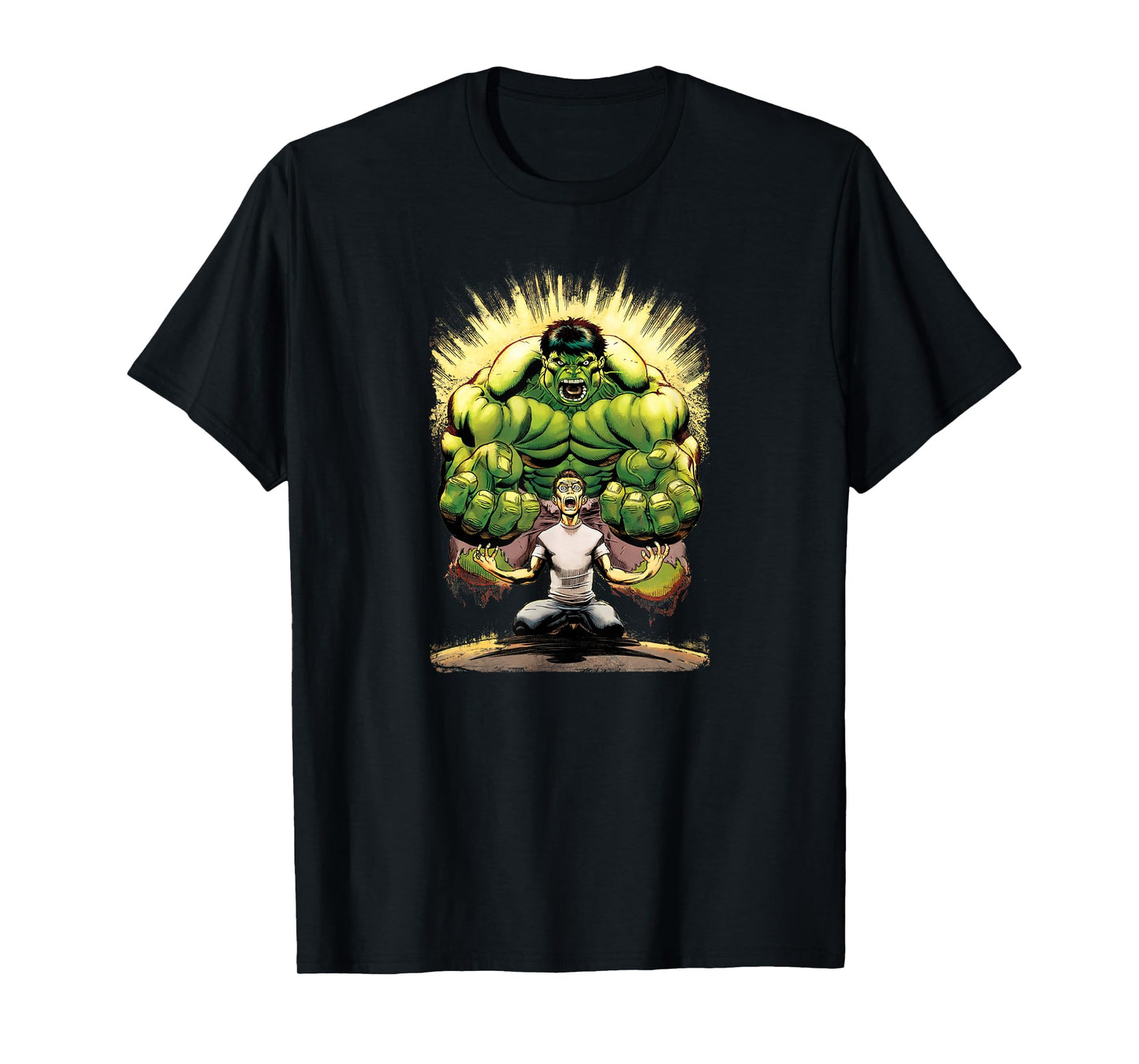 Marvel Hulk Insane In Both Bodies Graphic T-Shirt T-Shirt