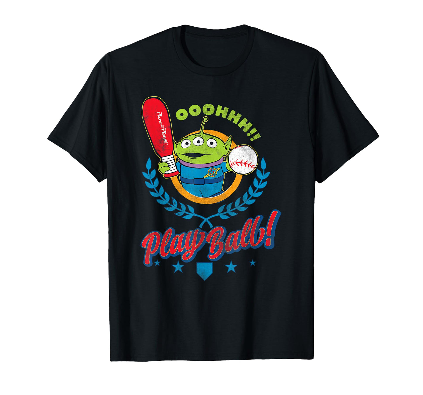Disney and Pixar's Toy Story Alien Play Ball Baseball Sports T-Shirt